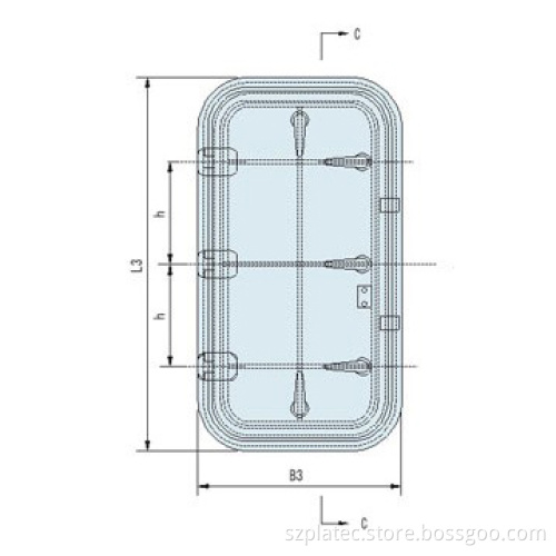 Marine Weathertight Door